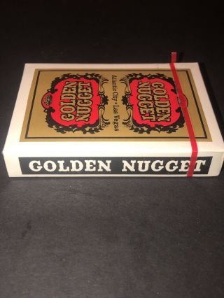 Gold Brown Mustard Atlantic City Golden Nugget Playing Cards Rare Type 6 2