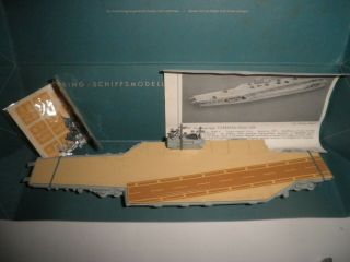 Vintage Wiking Modelle Sc 1:1250 Uss Forrestal Aircraft Carrier Ship Model Mib