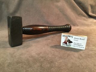Vintage 3lb blacksmith sledge hammer POLISHED custom JESSE REED bat handle 8