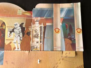 Star Wars Vintage Kenner CANTINA Adventure Playset 1978 BACKDROP Sears 4