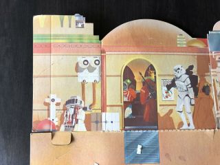Star Wars Vintage Kenner CANTINA Adventure Playset 1978 BACKDROP Sears 5