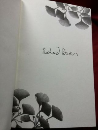 THE OVERSTORY RICHARD POWERS RARE SIGNED FIRST EDITION PULITZER PRIZE WINNER 8