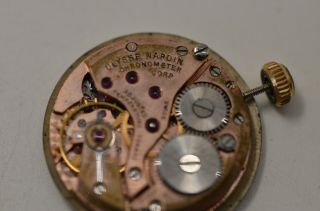 Vintage Ulysse Nardin Wrist Watch Movement or Repairs 3