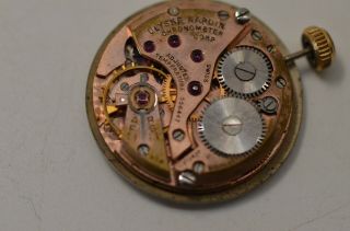 Vintage Ulysse Nardin Wrist Watch Movement or Repairs 4