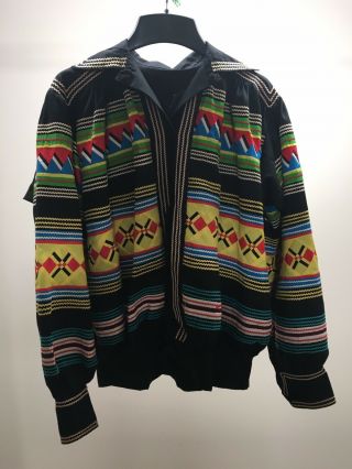 Vintage Native American Handmade Patchwork Jacket - Seminole
