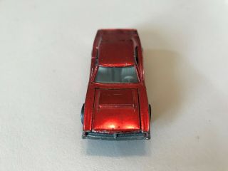 1969 Hot Wheels Redline Custom Dodge Charger Red Vintage Car 2