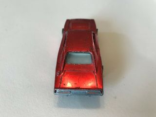 1969 Hot Wheels Redline Custom Dodge Charger Red Vintage Car 4