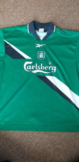 3 x Mens Liverpool Retro Vintage Football Shirts Carlsberg Reebok 5