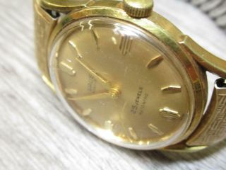 Vintage Gruen Swiss Automatic Men ' s Jewelry Wrist Watch 25 Jewels Autowind 6