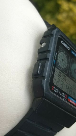 Casio AE - 21W Twin Graph Vintage LCD Digital Watch - Much sought after,  Very rare 7