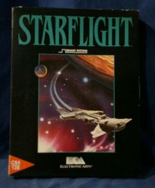 Starflight Video Game - Commodore 64 - 5.  25 Floppy Disk Vintage Gaming
