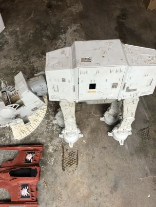 Vintage Kenner Star Wars 1981 Imperial At - At Walker And Other Misc