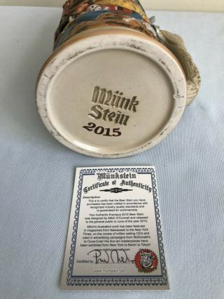 Munktiki Painted Krampus Beer Stein Munkstein Mitch O ' Connell Tiki Mug - RARE 11