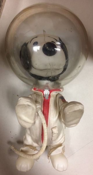 Vintage Astronaut Snoopy Doll 1969 United Freature Incomplete