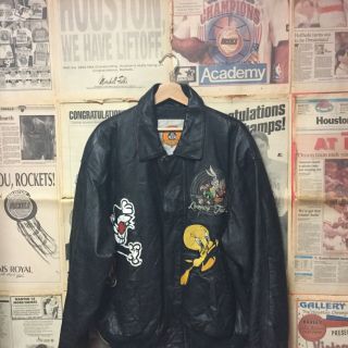 90s Vintage Vtg Looney Tunes Jacket Size Xl