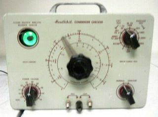 Heathkit C - 3 Condenser Capacitor Checker/tester - Ham Radio/vintage Test Bench C3