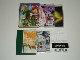 Sword Art Online Season 1 Volume Iv 4 Aniplex Limited Blu - Ray Box Set Rare Anime