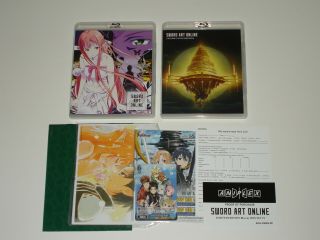 Sword Art Online Season 1 Volume IV 4 Aniplex Limited Blu - Ray Box Set Rare Anime 2