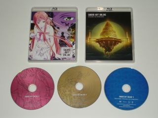 Sword Art Online Season 1 Volume IV 4 Aniplex Limited Blu - Ray Box Set Rare Anime 3