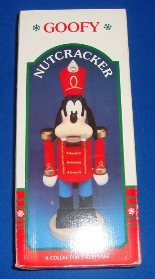 Vintage 1993 Kurt Adler Disney Goofy 15 3/4 " Nutcracker Mib