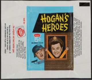 Hogans Heroes Wax Pack Wrapper.  Very Rare.  1965