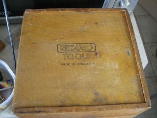 VINTAGE RECORD IMPROVED COMBINATION PLANE 050A WITH CASE,  CUTTERS & ACCESSORIES 4
