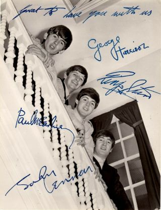 The Beatles - Rare Signed Photo - Signed By Auto - Pen - Urgent