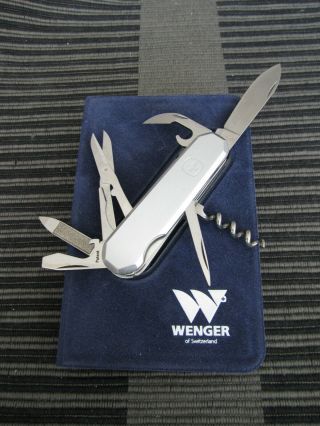 Wenger Metal 50 Folding Knife Coffin Shaped Rare