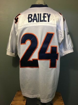 Vtg 1990s 90s Reebok Denver Broncos Bailey Jersey Mens 52 Sewn Uniform Shirt Nfl