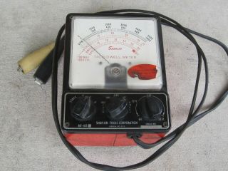 Vintage Snap - On Mt415 A.  Vintage Diagnostic Tach - Dwell Meter