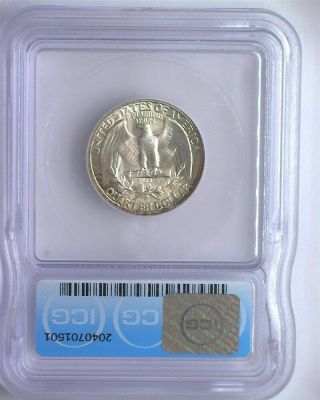 1942 - S WASHINGTON SILVER 25 CENTS ICG MS67,  RARE THIS LISTS FOR $2,  050 4