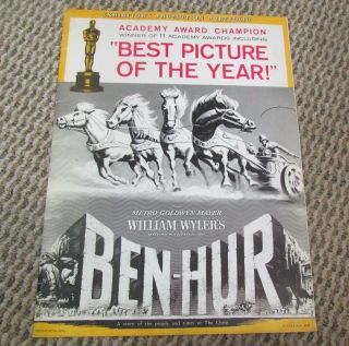 Ben - Hur Press Book Complete Uncut Rare Vintage