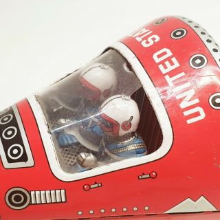 GEMINI CAPSULE tin friction space robot toy lithography HORIKAWA VINTAGE JAPAN 3