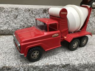 Vintage 1960 Tonka Cement Mixer Toy Truck Pressed Steel 2