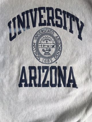CHAMPION REVERSE WEAVE Sweatshirt 90s Vtg Arizona University Gusset Sweater M/L 4