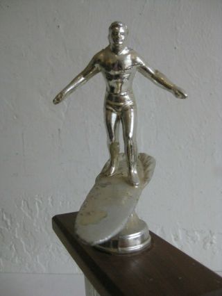 Vtg 1967 PACIFIC BEACH SURFING USSA COMPETITION TROPHY SURF AWARD SAN DIEGO 6