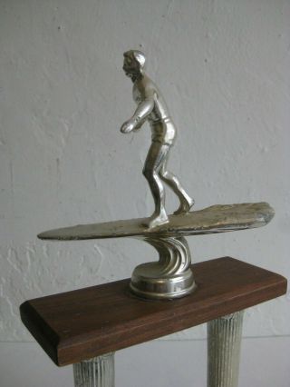 Vtg 1967 PACIFIC BEACH SURFING USSA COMPETITION TROPHY SURF AWARD SAN DIEGO 7