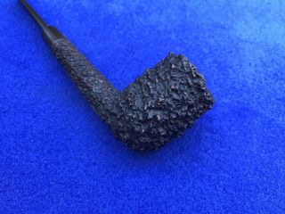 Late 1940s Castello Sea Rock REG No.  Vulcanite Ivory Bar Very Rare Pipe Craggy 3