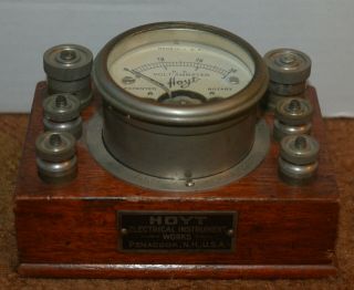 Vintage & Collectable Hoyt DC Volt - Ammeter to 30 Amps Meter 3