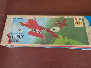 Midwest Sweet Stick Vintage Balsa Radio Control (rc) Airplane Kit 54 " Wing Span