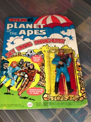 Official Vintage 1967 Rare Planet Of The Apes Skydiving Parachutist (dr.  Zaius)