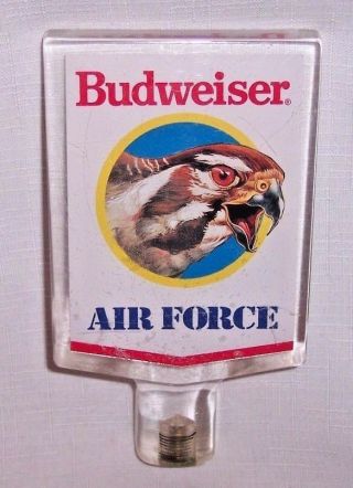 Rare Vintage Budweiser Air Force Beer Tap Handle Tapper Kegerator Or Faucet