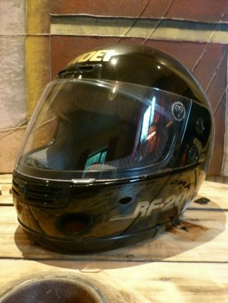 VINTAGE Shoei RF - 200 black Motorbike Helmet 53 XS - box,  papers and helmet bag 4
