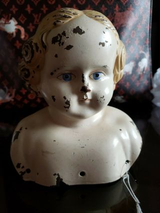 Rare Antique Goodyear Rubber Doll Head