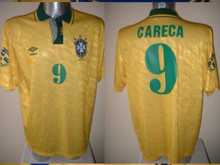 Brazil Brasil Careca Adult L Umbro Shirt Jersey Football Soccer Vintage Napoli