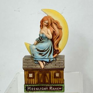 Vintage Dug Nevada Brothels Moonlight Ranch Carson City Miniature Decanter Rare