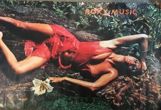 Roxy Music Stranded Giant Banner 6’ Long Authentic & Rare Promo Poster 1973