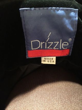 Vintage Drizzle Made In USA Black Velvet Swing Coat M/L 8