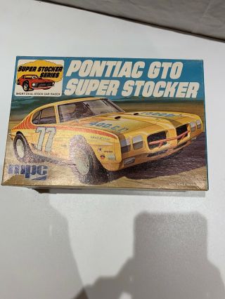 Very Rare Mpc Pontiac Gto Stocker Never Assmebled.  Collector Kit.