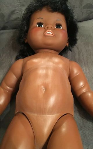 Adorable,  Vintage,  Manufactured By Ideal,  Black Baby Crissy Doll 2